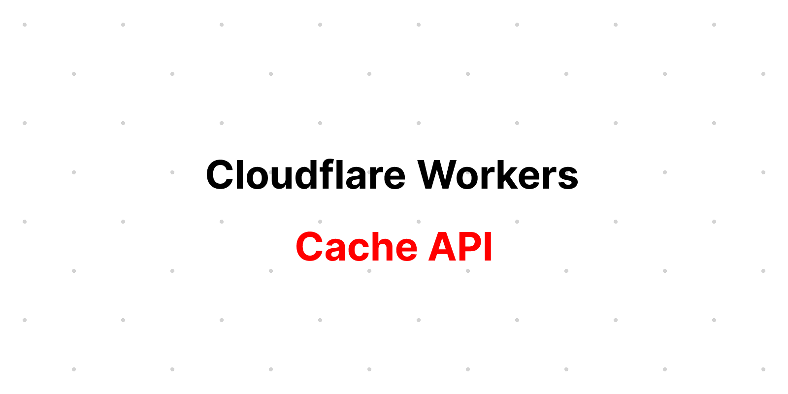  I recently added caching to Easyanalytics with Cloudflare's web cache API and thought of writing about it before it fades from my memory.  Cloudf
